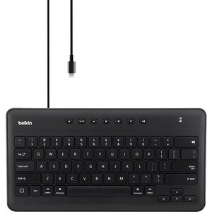 Belkin Secure Wired Keyboard for iPad with Lightning Connector - Cable Connectivity - Lightning Interface Multimedia Hot K