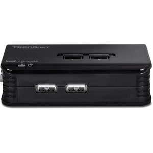 Boîtier de commutation KVM TRENDnet TK-207K - 2 Ordinateur(s) - VGA, SVGA - 2048 x 1536 - 2 x USB - 1 x VGA