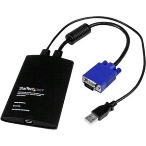 PORTABLE KVM CONSOLE - VGA USB CRASH CART ADAPTER