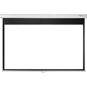 Optoma DS-9092PWC 233,7 cm (92 Zoll) Manuell Projektionsleinwand - Frontprojektion - 16:9 - Mattweiß - 114,5 cm (45,1 Zoll