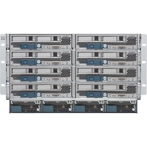 Cisco UCS 5108 Blade Server Case - Rack-mountable - 6U - 0 x Fan(s) Installed - 0 - 8 x Fan(s) Supported - 2x Slot(s) 0PSU