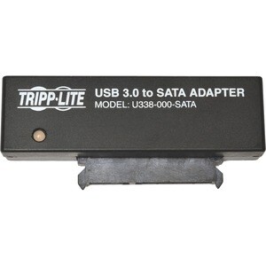 Eaton Tripp Lite Series USB 3.0 SuperSpeed to SATA III Adapter for 2.5 in. to 3.5 in. SATA Hard Drives - 1 x Type B Female
