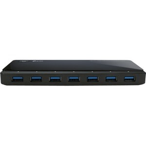 TP-Link UH720 USB-Hub - USB 3.0 Micro-B - Extern - Schwarz - 9 Total USB Port(s) - 7 USB 3.0 Port(s) - PC, Mac, Linux