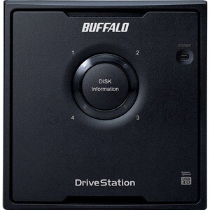 BUFFALO DriveStation Quad USB 3.0 4-Drive 24 TB Desktop DAS (HD-QH24TU3R5) - SATA - RAID JBOD/0/1/5/10 - 4 x 6 TB Drives I