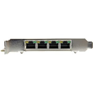 StarTech.com 4 Port Gigabit Power over Ethernet PCIe Network Card - PSE / PoE PCI Express NIC - Add 4 Gigabit Power over E