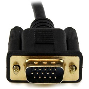StarTech.com Câble adaptateur HDMI® vers VGA de 3m - Convertisseur actif HDMI vers HD15 - M/M - 1920x1200 / 1080p - Cable 