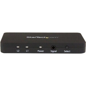 StarTech.com 2-Port HDMI Automatic Video Switch w/ Aluminum Housing and MHL Support - 4K 30Hz - 3840 × 2160 - 4K - 1080p -