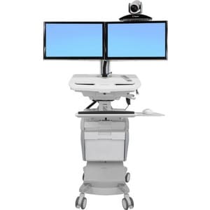 STYLEVIEW TELEMEDICINE CART/ DUAL MONITOR/SLA POWERED/EU