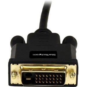 StarTech.com 3ft Mini DisplayPort to DVI Cable, Mini DP to DVI-D Adapter/Converter Cable, 1080p Video, mDP 1.2 to DVI Moni