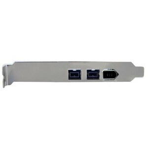 StarTech.com FireWire Adapter - PCI Express 1.1 x1 - 400 MB/s - Plug-in Card - TAA Compliant - 3 Total Firewire Port(s) - 