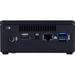 Gigabyte BRIX GB-BXI3H-5010 Desktop Computer - Intel Core i3 5th Gen i3-5010U - Mini PC - Black - Intel HD Graphics 5500 D