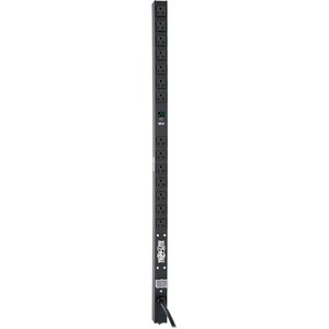 Tripp Lite by Eaton 2kW Single-Phase Local Metered PDU, 100-127V Outlets (14 5-15/20R), L5-20P/5-20P adapter, 0U Vertical,