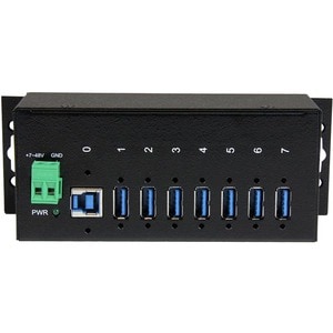 StarTech.com 7 Port Industrial USB 3.0 Hub with ESD - 5Gbps - Add seven USB 3.0 ports with this DIN rail or surface-mounta