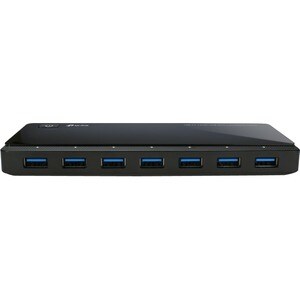TP-Link UH720 USB Hub - USB 3.0 Micro-B - External - Black - 9 Total USB Port(s) - 7 USB 3.0 Port(s) - PC, Mac, Linux