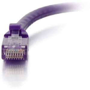 C2G 7ft Cat6 Ethernet Cable - Snagless Unshielded (UTP) - Purple - Category 6 for Network Device - RJ-45 Male - RJ-45 Male