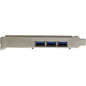 StarTech.com Scheda Espansione PCI Express USB 3.0 SuperSpeed a 4 porte ( 3 esterne, 1 interna ) - 4 Total USB Port(s) - 4