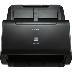 Scanner à alimentation feuille à feuille Canon imageFORMULA DR-C240 - Résolution Optique 600 dpi - Couleur 24 bit - Échell