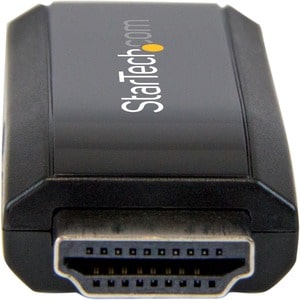 StarTech.com HDMI to VGA Converter with Audio - Compact Adapter - 1920x1200 - 1 x 19-pin HDMI Digital Audio/Video Male - 1