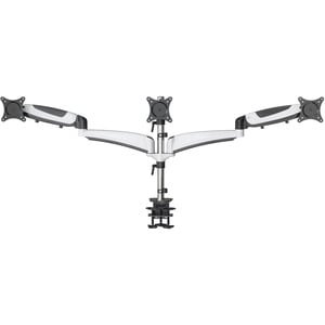 Amer Mounts Triple Monitor Mount with Articulating Arms - HYDRA 3 arm articulating monitor mount with desk clamp