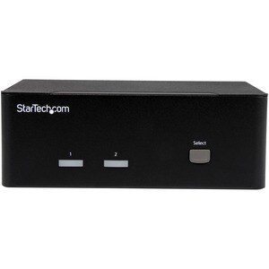 StarTech.com 2-port KVM Switch with Dual VGA and 2-port USB Hub - USB 2.0 - 2 Computer(s) - 1 Local User(s) - 1920 x 1200 