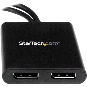StarTech.com Mini DisplayPort to DisplayPort Multi Monitor Splitter - 2-Port MST Hub - mDP 1.2 to 2x DP MST Hub - 30 Hz to