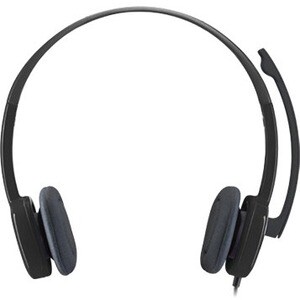 Logitech H151 Kabel Kopfbügel Stereo Headset - Schwarz - Binaural - Ohraufliegend - 20 Hz bis 20 kHz Frequenzgang - 180 cm