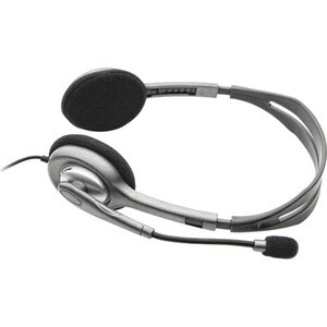 Logitech H111 Wired Over-the-head Stereo Headset - Black - Binaural - Supra-aural - 32 Ohm - 20 Hz to 20 kHz - 180 cm Cabl