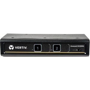 AVOCENT SV 200 SV220H KVM-Switchbox - 2 Computer - 1 Lokaler Benutzer(n) - 3840 x 2160 - 4 x USB - 3 x HDMI - Desktop