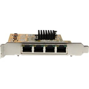 StarTech.com 4 Port PCIe Gigabit Netzwerkkarte - Quad Port PCI Express GbE NIC - PCI Express x4 - 1,95 Gbit/s Datenübertra