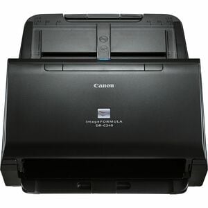 Canon imageFORMULA DR-C240 Sheetfed Scanner - 200 dpi Optical - 24-bit Color - 8-bit Grayscale - 45 ppm (Mono) - 45 ppm (C