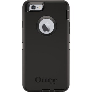 OtterBox Defender Carrying Case (Holster) Apple iPhone 6, iPhone 6s Smartphone - Black - Dust Resistant Port, Dirt Resista