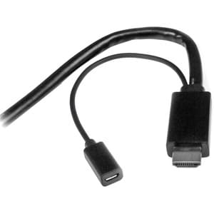 StarTech.com 2m 6 ft HDMI, DisplayPort or Mini DisplayPort to HDMI Converter Cable - HDMI, DP or Mini DP to HDMI Adapter -