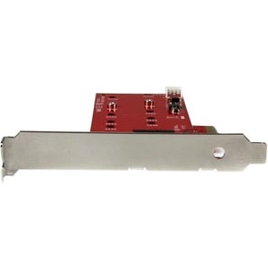 StarTech.com 2x M.2 SATA SSD Controller Card - PCIe - PCI Express M.2 SATA III Controller - NGFF Card Adapter - 2 Total SA