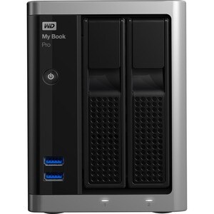 WD 16TB My Book Pro Desktop RAID External Hard Drive USB 3.0 Thunderbolt 2 - 2 x HDD Supported - 16 TB Supported HDD Capac
