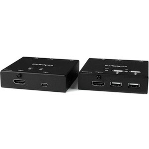StarTech.com HDMI über Cat6 Extender mit 4 Port USB - HDMI over Cat5 oder Cat 6 - 1080p - 50m - 1 Eingabegerät - 1 Ausgabe