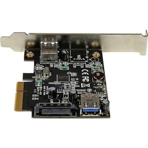 StarTech.com 2 Port USB 3.1 (10Gbps) Card - USB-A 1x External 1x Internal - PCIe USB 3.1 Card with Type-A - PCI Express - 