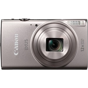 Canon IXUS 285 HS 20.2 Megapixel Compact Camera - Silver - 1/2.3" Sensor - Autofocus - 7.5 cm (3")LCD - 12x Optical Zoom -