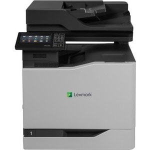 Lexmark CX820de Laser Multifunction Printer-Color-Copier/Fax/Scanner-52 ppm Mono/52 ppm Color Print-1200x1200 Print-Automa