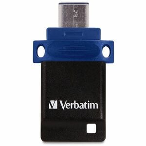 32GB Store 'n' Go Dual USB 3.0 Flash Drive for USB-C™ Devices - Blue - 32GB - Blue