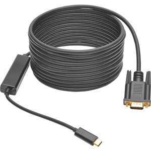 Tripp Lite USB C to VGA Adapter Cable Converter 1080p M/M USB Type C to VGA, USB-C, USB Type-C 16ft 16' - USB/VGA for Smar