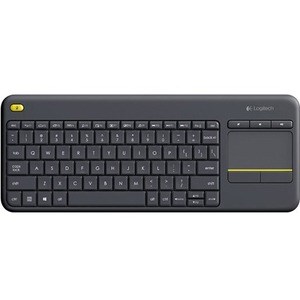 Logitech K400 Plus Teclado - Sem fios Conectividade - USB Interface - TouchPad - Holandês - QWERTY Layout - Preto - RF - M