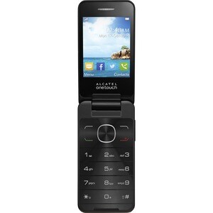 Alcatel 2012D 16 MB Feature Phone - 7.1 cm (2.8") LCD 240 x 320 - 16 MB RAM - 2G - Dark Chocolate - Bar - 2 SIM Support - 