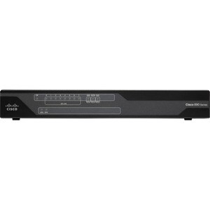 Cisco 890 892FSP Router - Recondicionado - 9 Portas - Porta de gestão - 1 - Gigabit Ethernet - Secretária