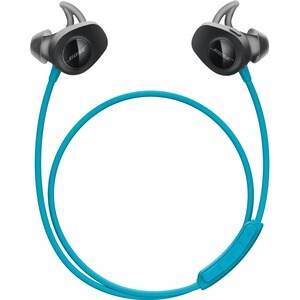 Bose SoundSport Wireless Headphones - Stereo - Wireless - Bluetooth - Earbud - Binaural - In-ear - Aqua BRAND SOURCE ONLY 