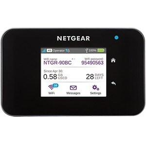 Netgear AirCard AC810S IEEE 802.11ac Mobilfunk Modem/Wireless Router - 4G - LTE - 2,40 GHz ISM-Band - 5 GHz UNII-Band - 75