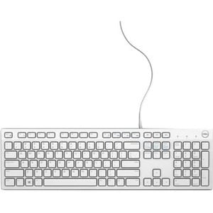 Dell Multimedia Keyboard (US English) - KB216 - White; Retail Packaging - Cable Connectivity - USB Interface - ChromeOS - 