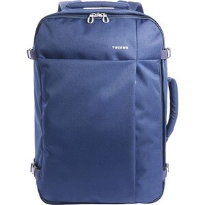 Tucano Tugò Carrying Case (Backpack) for 17.3" Notebook - Blue - Water Resistant - Shoulder Strap, Handle, Chest Strap