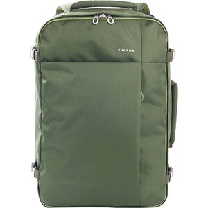 Tucano Tugò Carrying Case (Backpack) for 17.3" Notebook - Green - Water Resistant - Shoulder Strap, Handle, Chest Strap