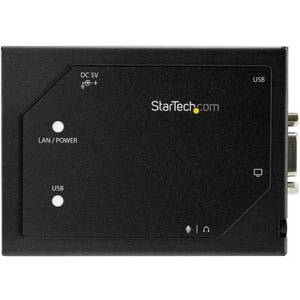 StarTech.com VGA-Over-IP Extender with 2-port USB Hub - Video-Over-LAN Extender - 1920 x 1200 - Broadcast video from your 