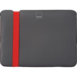 Acme Made Skinny Carrying Case (Sleeve) for 12" MacBook Air - Gray, Poppy Orange - Scratch Resistant Interior, Stain Resis